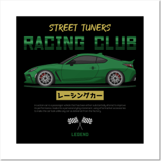 Tuner Green GR86 JDM Posters and Art